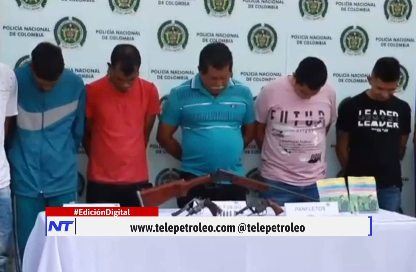 captura de siete miembros del frente 12 de las FARC, operativo contra las FARC en Barrancabermeja, disidencias de las FARC capturadas, frente 12 de las FARC, extorsión en el Magdalena Medio, alias Juancho capturado, operativo Atenea FARC, arresto en Cuatro Bocas Barrancabermeja, crimen organizado en el Magdalena Medio, fiscalía captura a miembros de las FARC.