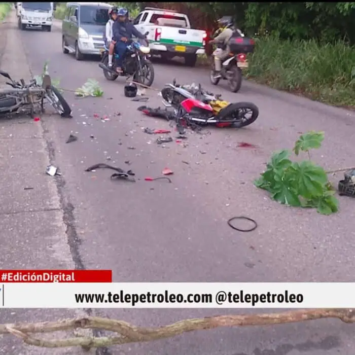 Accidente en Barrancabermeja, accidente de tránsito en Santander, choque de motocicletas en Barrancabermeja, siniestro vial en El Llanito, fallecido en accidente de moto Barrancabermeja, investigación accidente Barrancabermeja, seguridad vial en Barrancabermeja, precaución en vías rurales Santander, accidente mortal en motocicleta Barrancabermeja, recomendaciones de tránsito en Barrancabermeja
