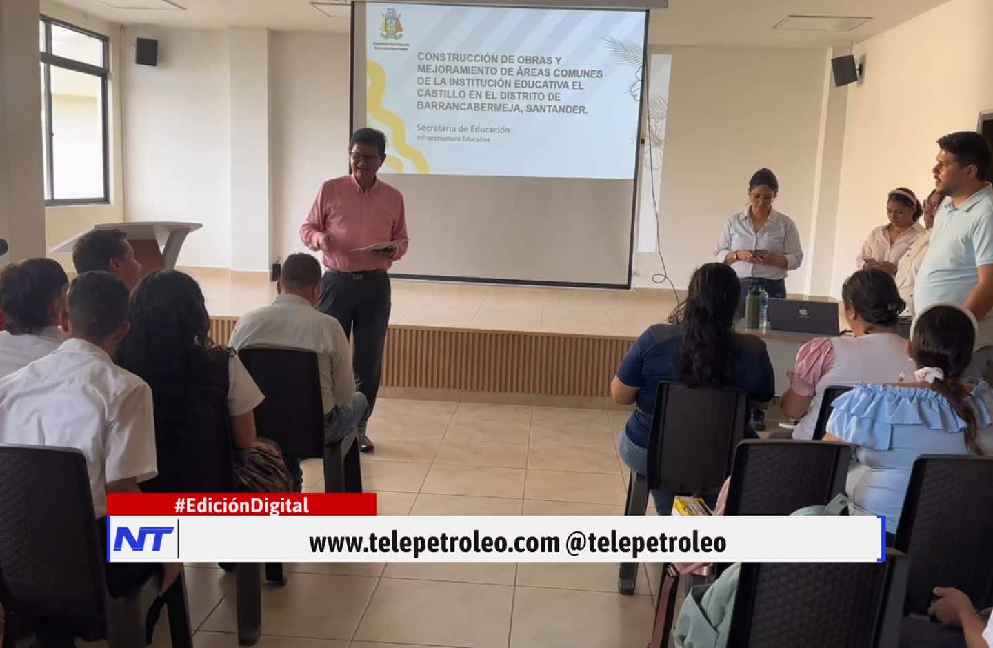 Inversión en infraestructura educativa en Barrancabermeja fortalece los entornos escolares