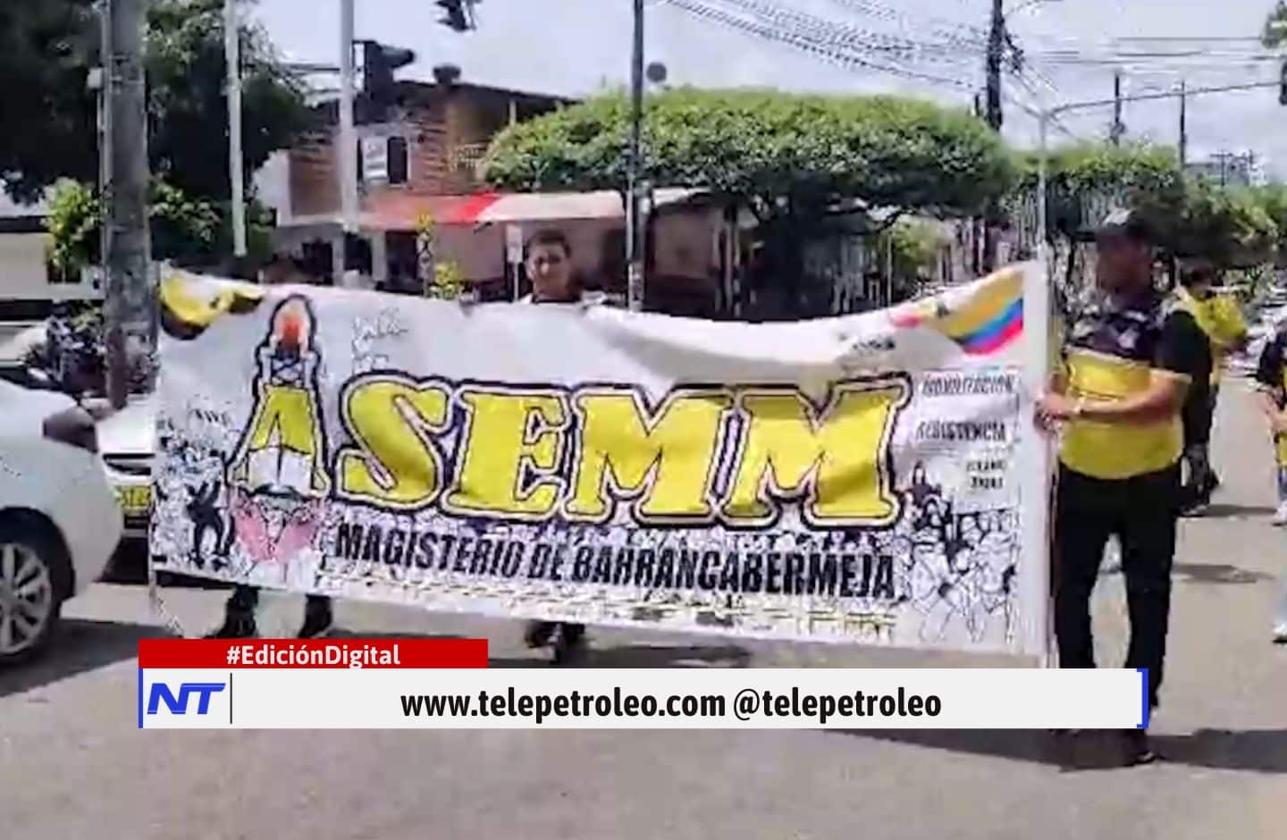 Paro nacional de maestros en Colombia, FECODE paro nacional, docentes colombianos en protesta, magisterio colombiano movilización, acuerdo 003 de 2024 FECODE, salud del magisterio en Colombia, paro de educadores colombianos, maestros exigen mejores condiciones laborales, protesta educativa en Barrancabermeja, paro de 24 horas FECODE