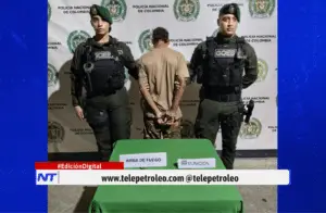 Captura por porte ilegal de armas en Barrancabermeja: joven de 21 años fue enviado a prisión tras operativo policial en comuna siete.