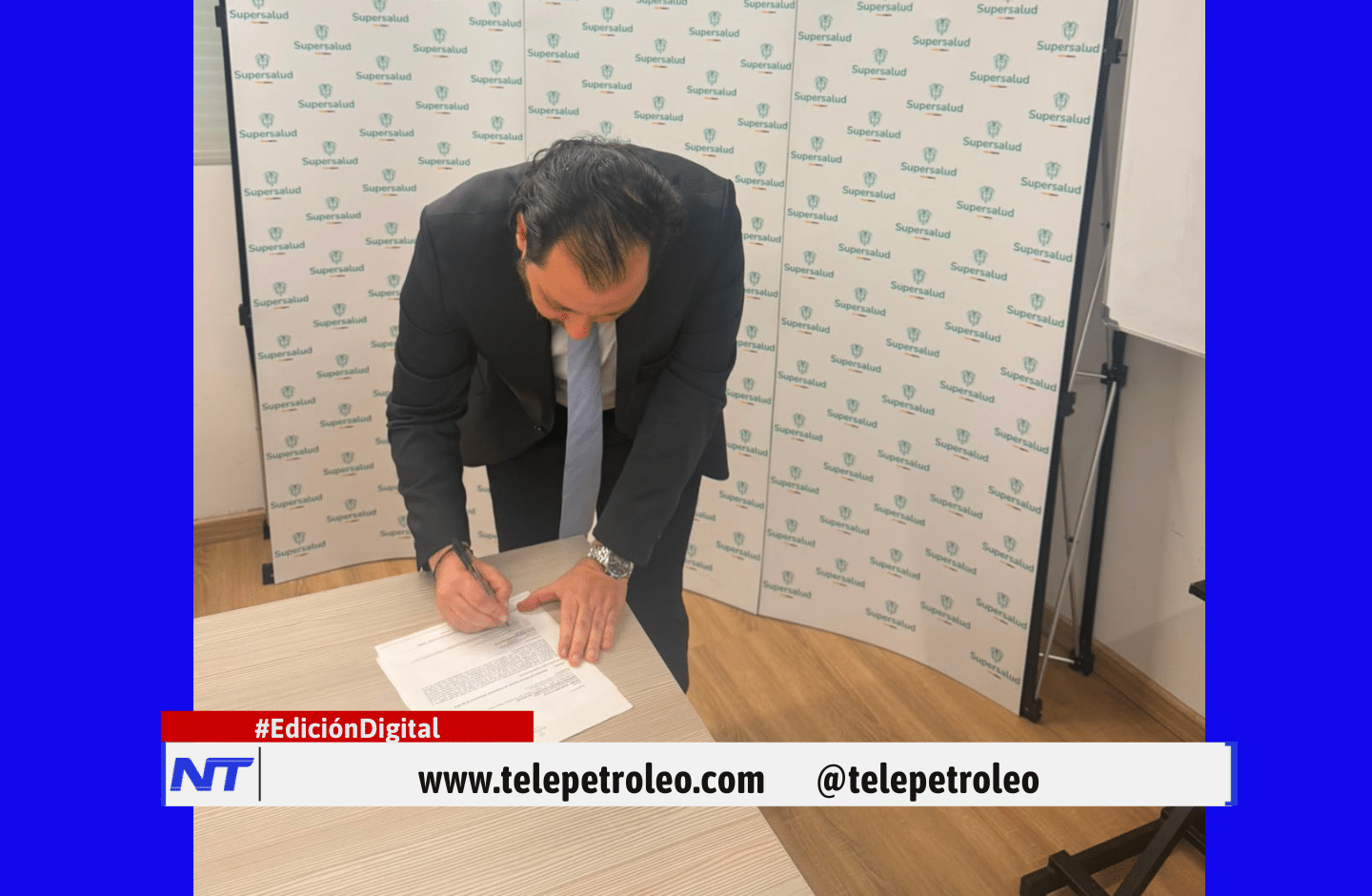 Andrés Manosalva gerente interventor del Hospital Regional del Magdalena Medio oficializan su designación