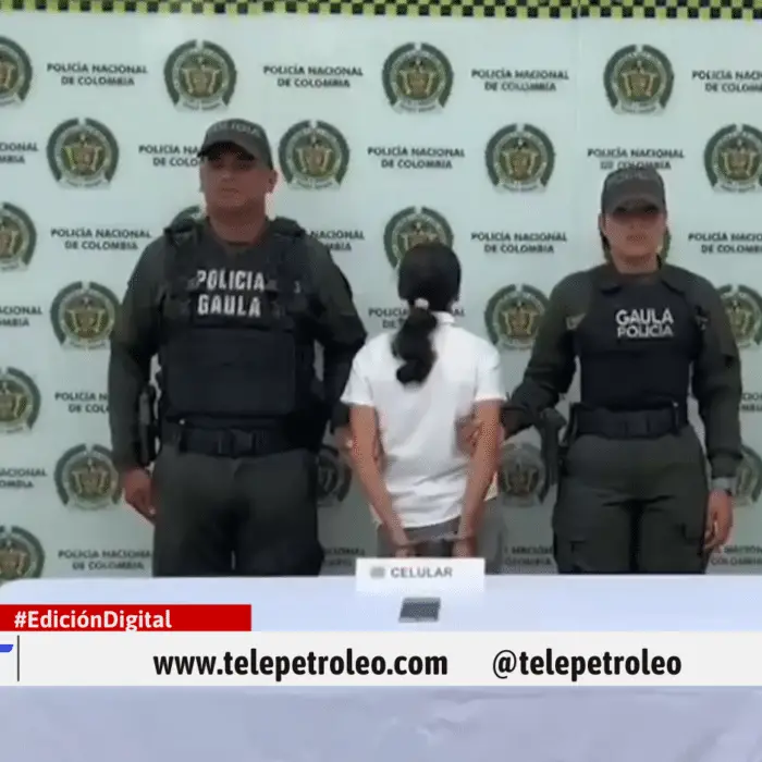 Captura de alias La Flaca en Barrancabermeja