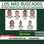 Cartel de los más buscados de Santander: autoridades ofrecen recompensas para capturar a requeridos por graves delitos