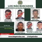 Cartel de los más buscados del Magdalena Medio: seis delincuentes ya fueron capturados