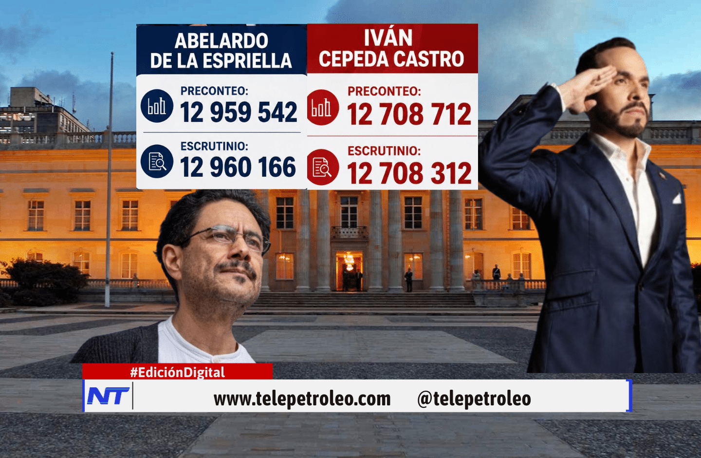 Escrutinio presidencial 2026: Registraduría ratifica los resultados de la segunda vuelta electoral