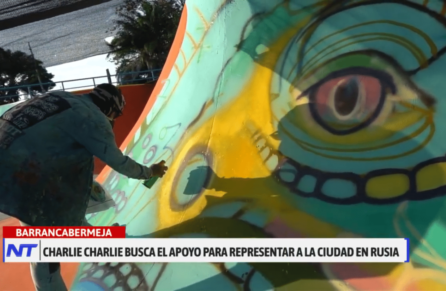 Charlie Charlie graffiti Barrancabermeja 5 inspiradoras razones por las que este artista busca conquistar un certamen internacional