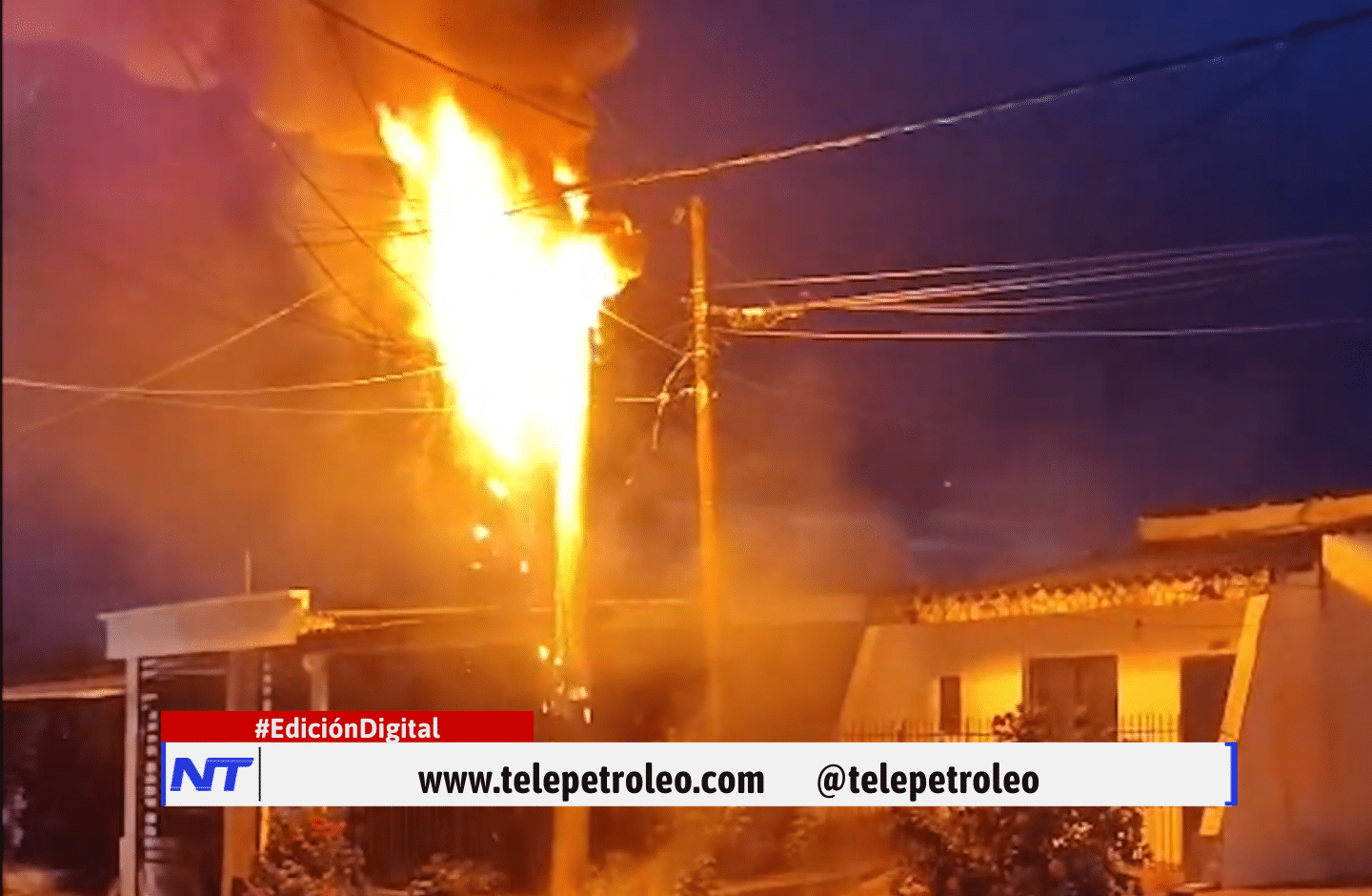 Incendio en barrio Alcázar falla en transformador generó alarma entre los vecinos