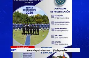 Servicio militar en el INPEC convocatoria busca jóvenes de Barrancabermeja entre 18 y 25 años